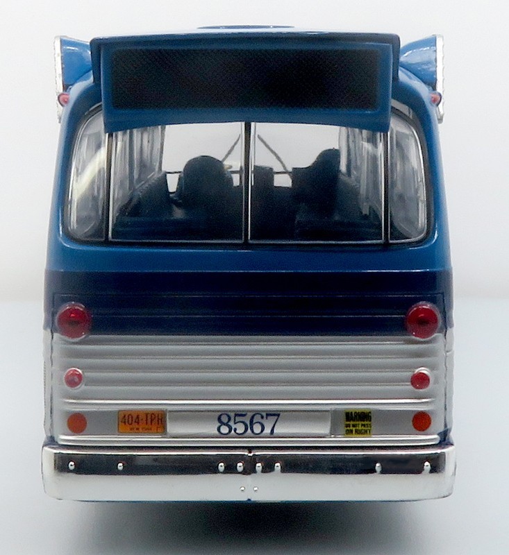 1963 GM TDH-5303 Transit Bus: MTA New York City 1:43 ABS Plastic Bus Model