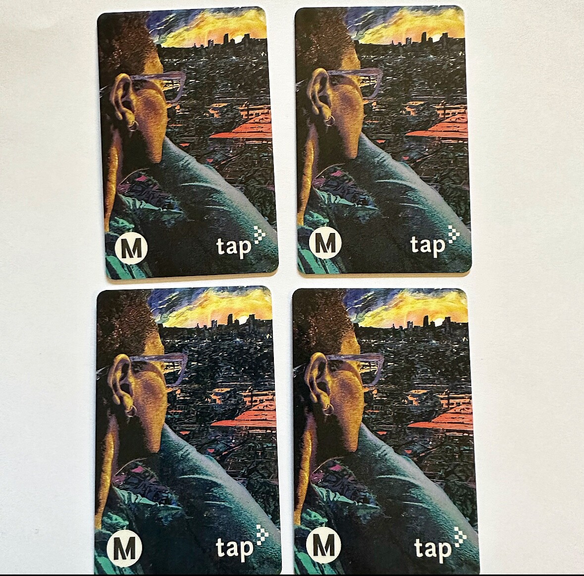 Metro TAP Card Blue Sights LP Ækili Ross LPÆ38 Subway Transit Lmtd NOT Loadable