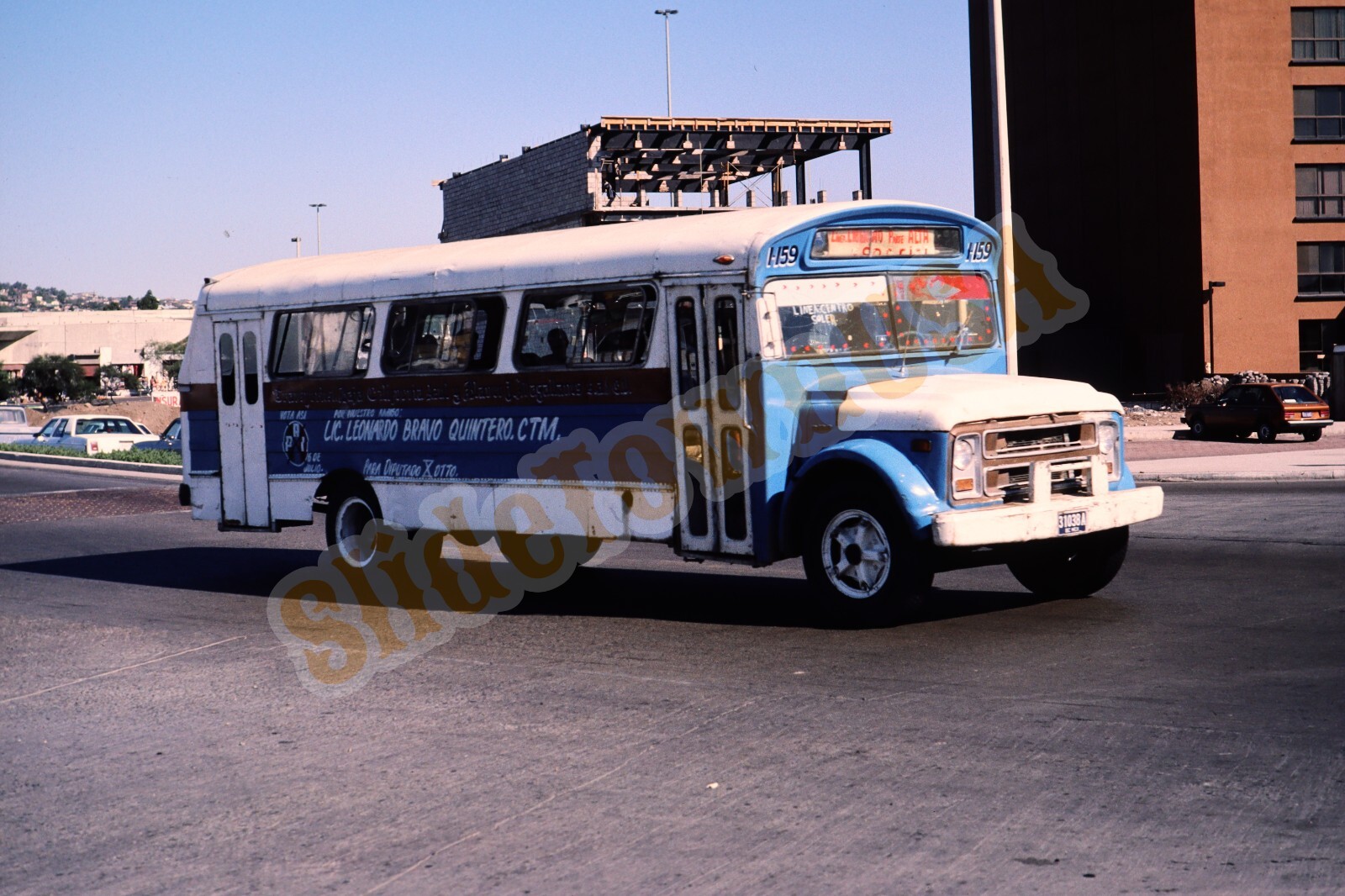 Vtg 1987 Bus Slide 1-159 Tijuana Mexico X4A033