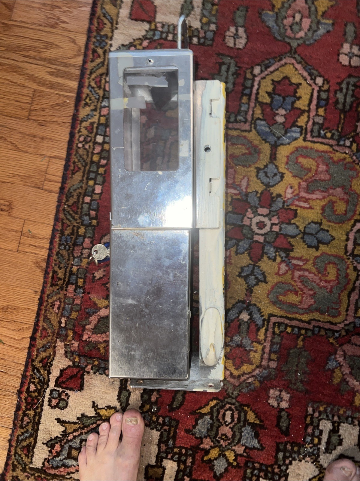 Diamond Model Fare box Has Two KEYS Bus Fare Box Single Vault