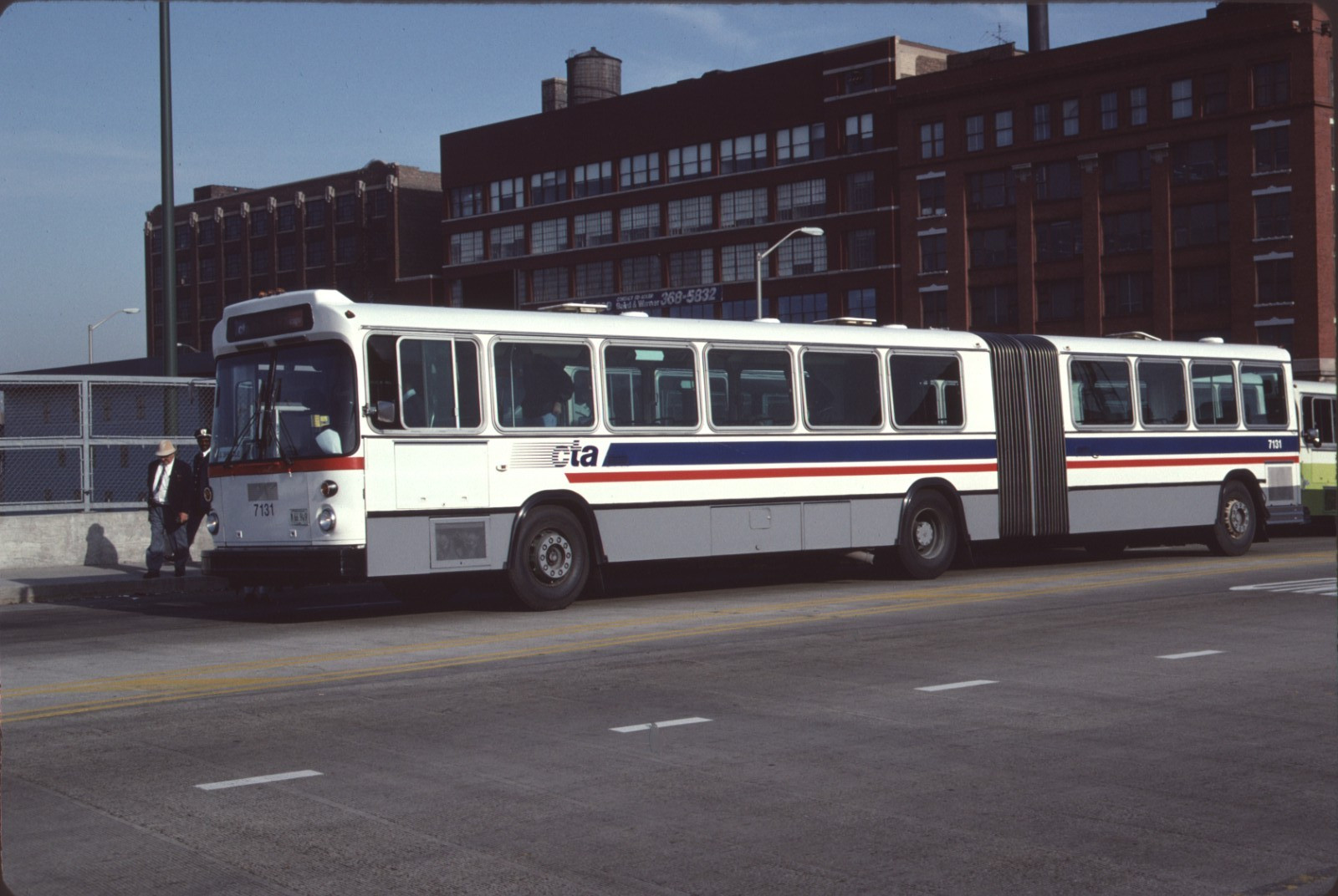 CTA Chicago Transit Authority Man series Bus original Kodachrome Kodak slide