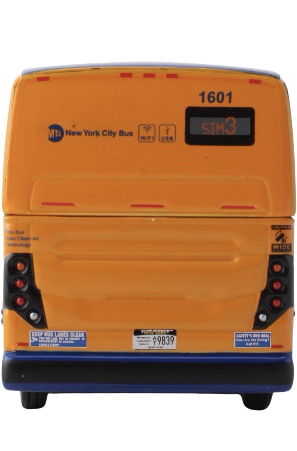 Daron Prevost X3-45 MTA New York City Die-Cast Bus 1:87 Scale 2021