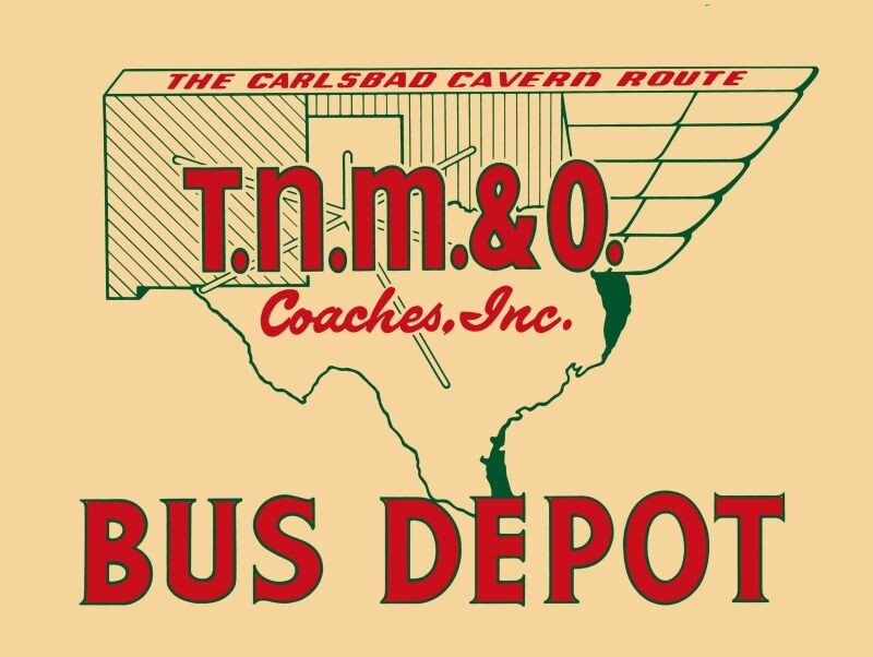 Texas, New Mexico & OK Bus Lines NEW Sign 24″x30″ USA STEEL XL Size 7 lbs