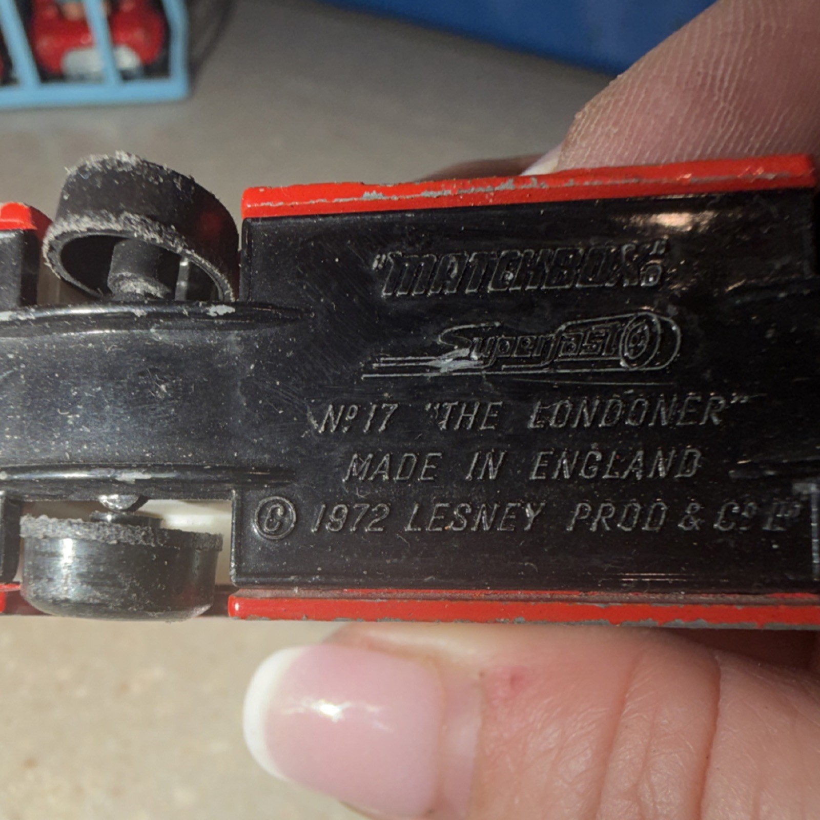 Matchbox Superfast No.17 The Londoner Double Decker Bus 1972