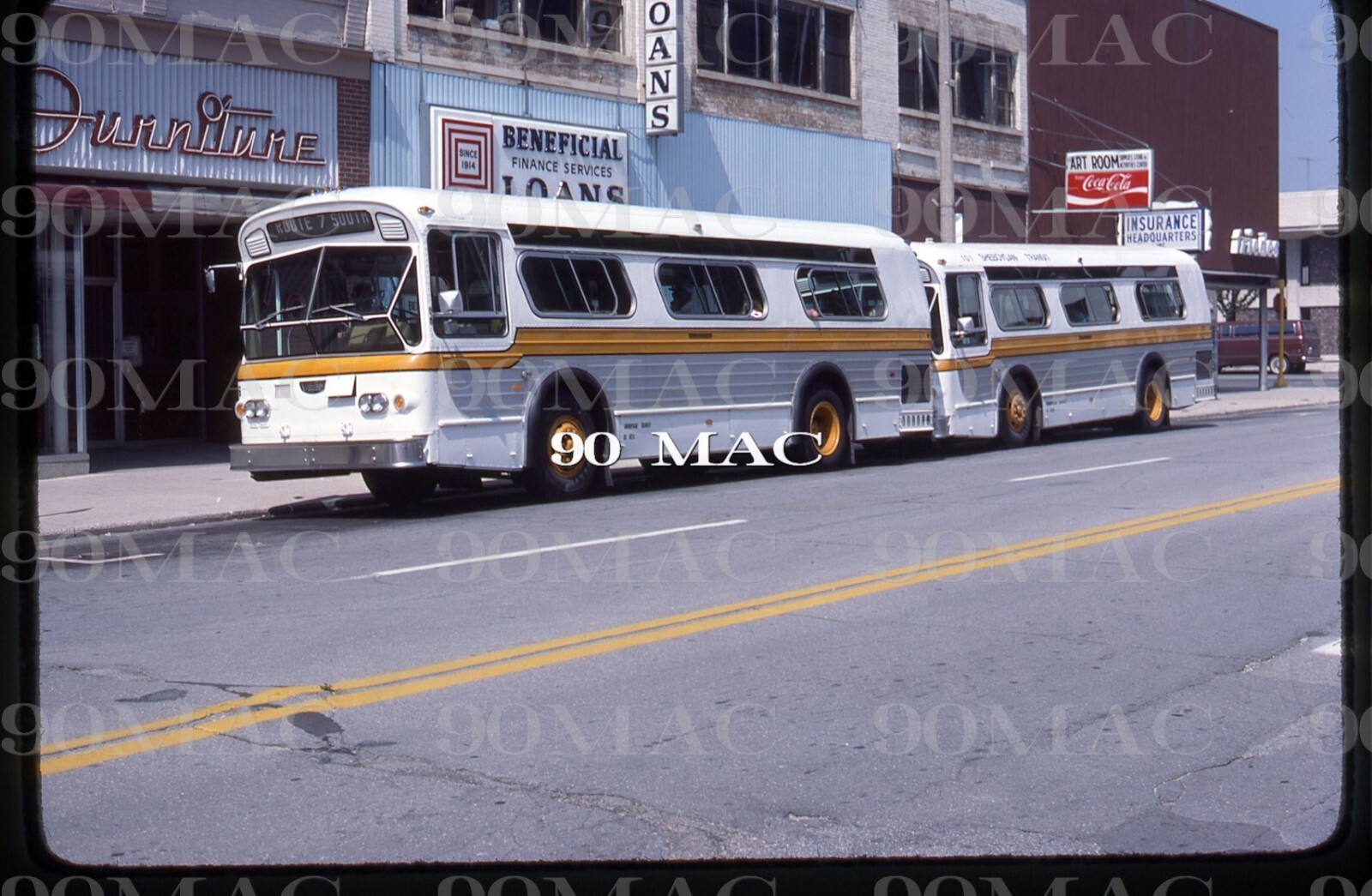SHEBOYGAN TRANSIT. FLXIBLE BUS #106. Sheboygan (WI). Original Slide 1977.
