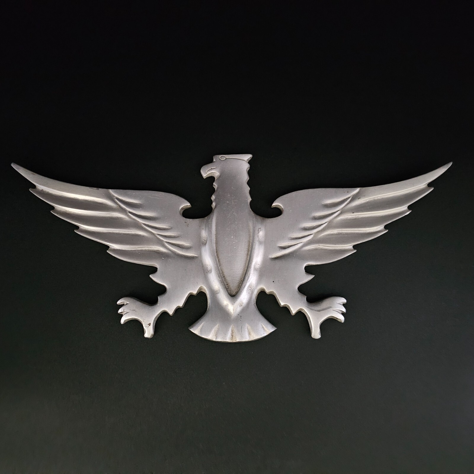 Eagle Continental Trailways Bus Vintage Aluminum Emblem 15″ x 6.5″