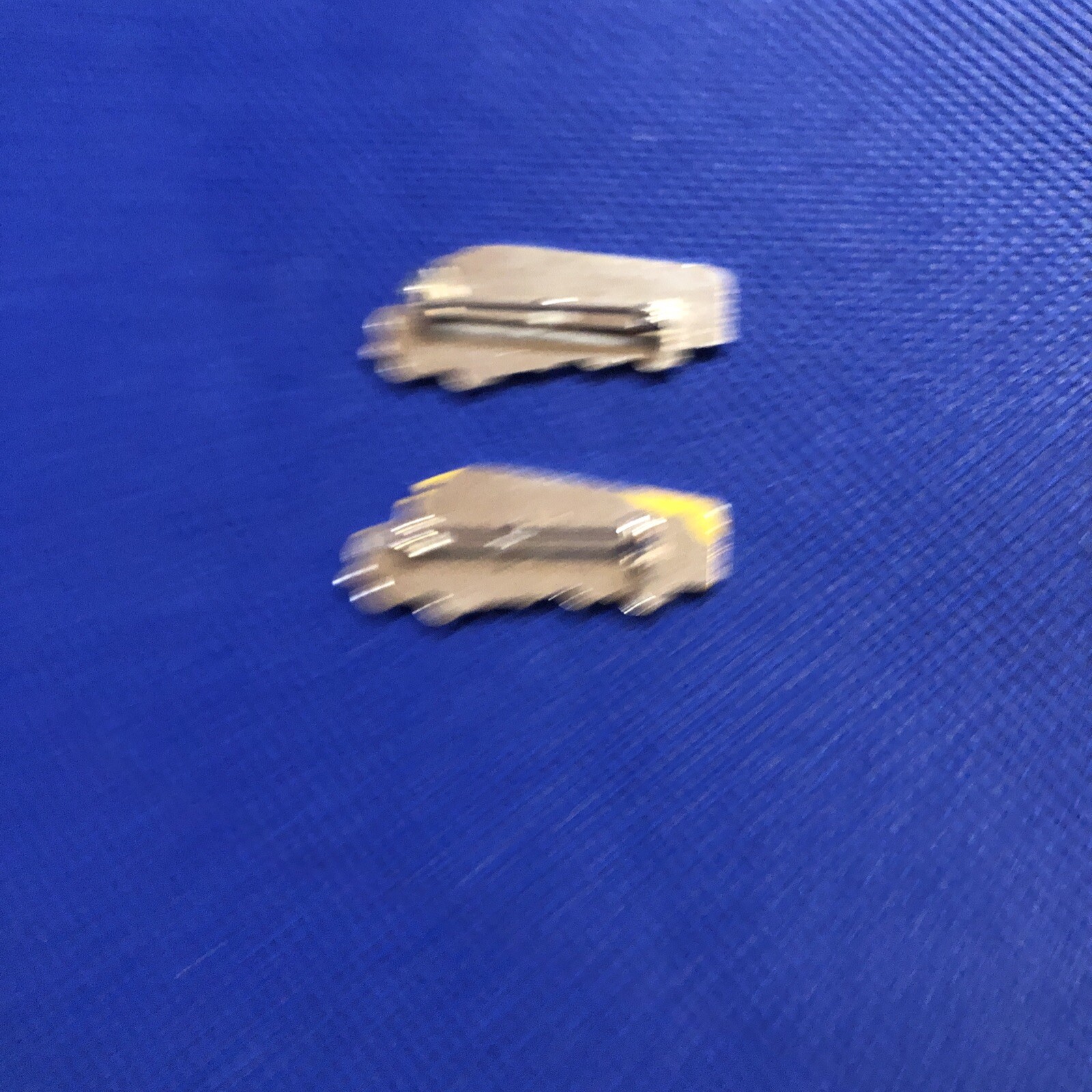 Vintage Enamel Bus Pin Transportation Lapel Hat Pin Gold-tone Silver Lot Of 2