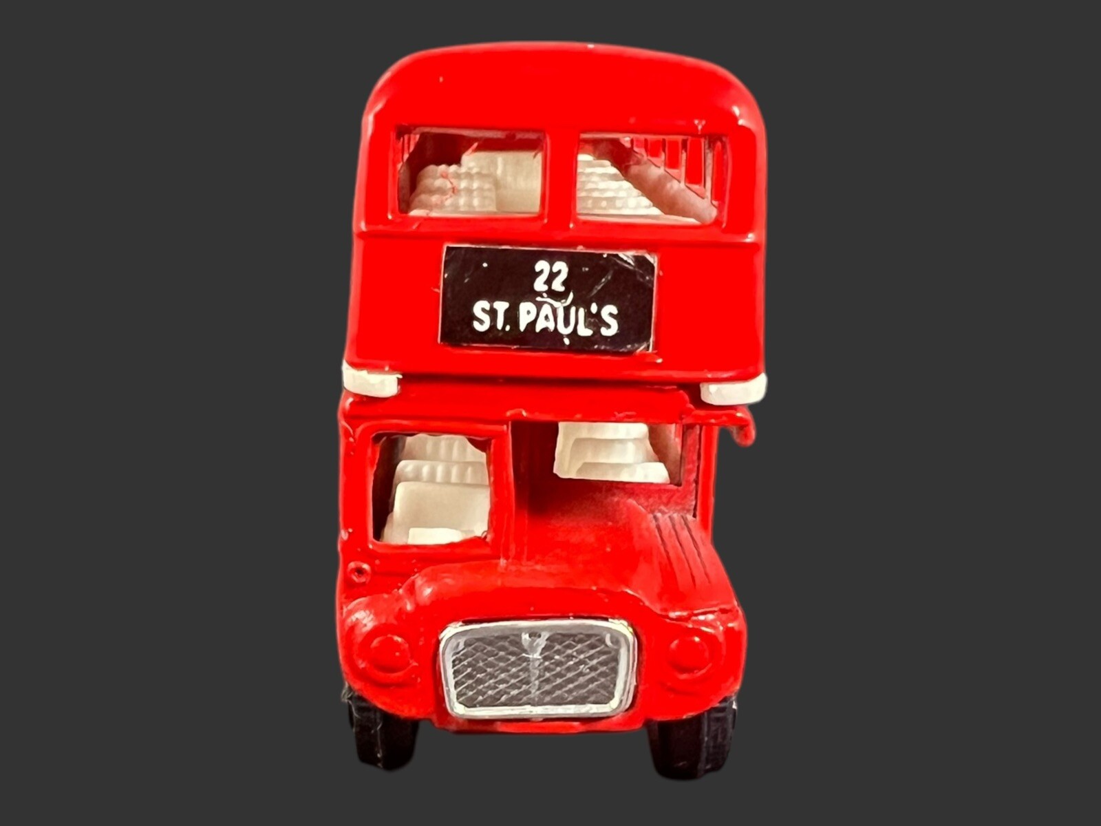 Vintage Playart Double Decker Bus 22 St. Paul’s London Is The Ace Place