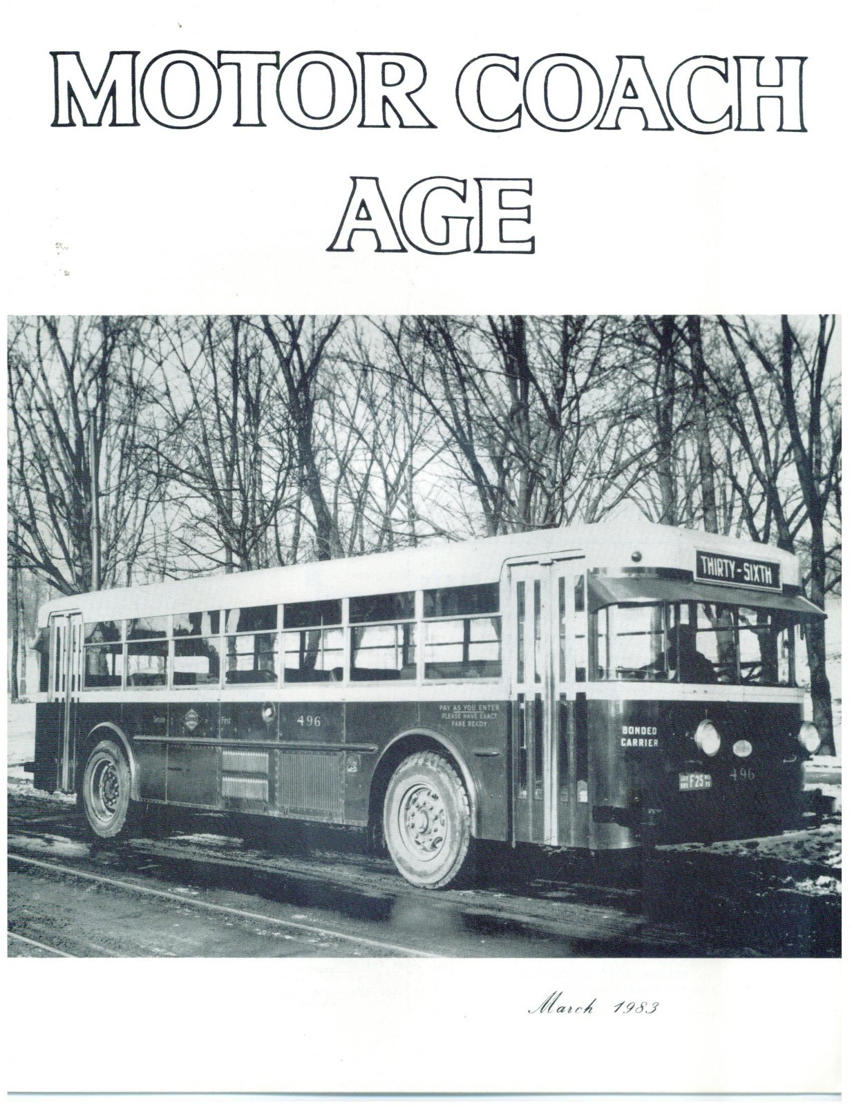 Milwaukee City Lines to 1936 Bus & Transit History Photos, Bus Rosters & Maps