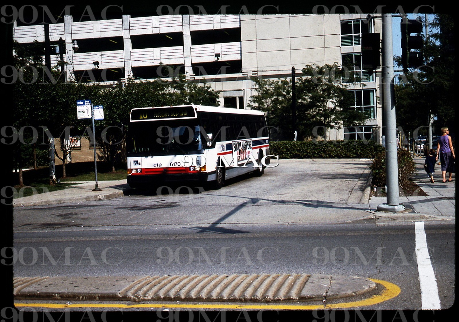 Chicago (IL) CTA Flxible Bus #6170. Original Slide 1998.