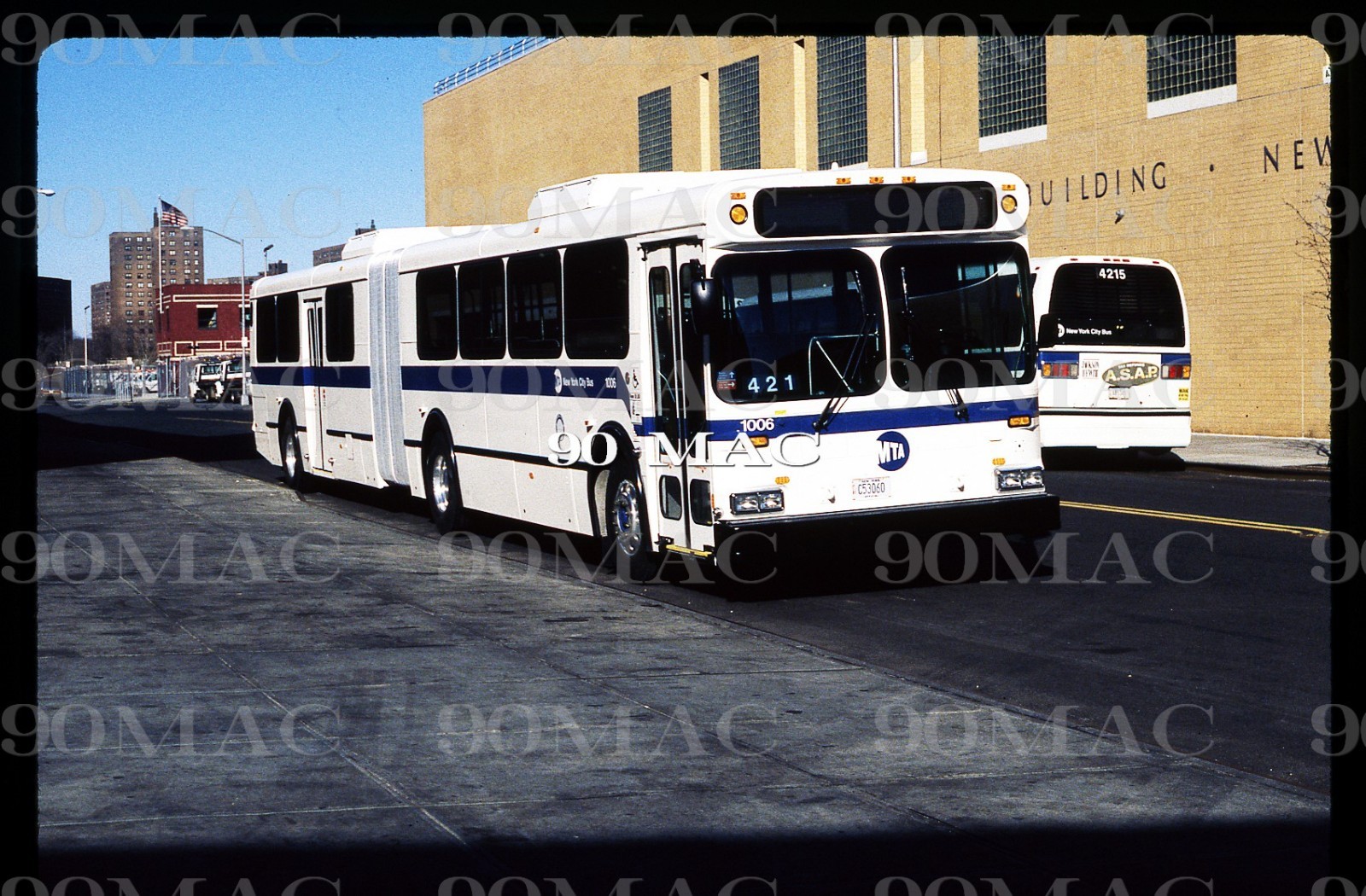 NYCMTA. NEW FLYER BUS #1006. New York (NY). Original Slide 1997.
