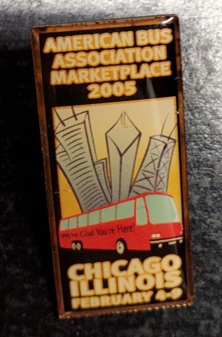 American Bus Association Marketplace 2005 Pin – Chicago Illinois