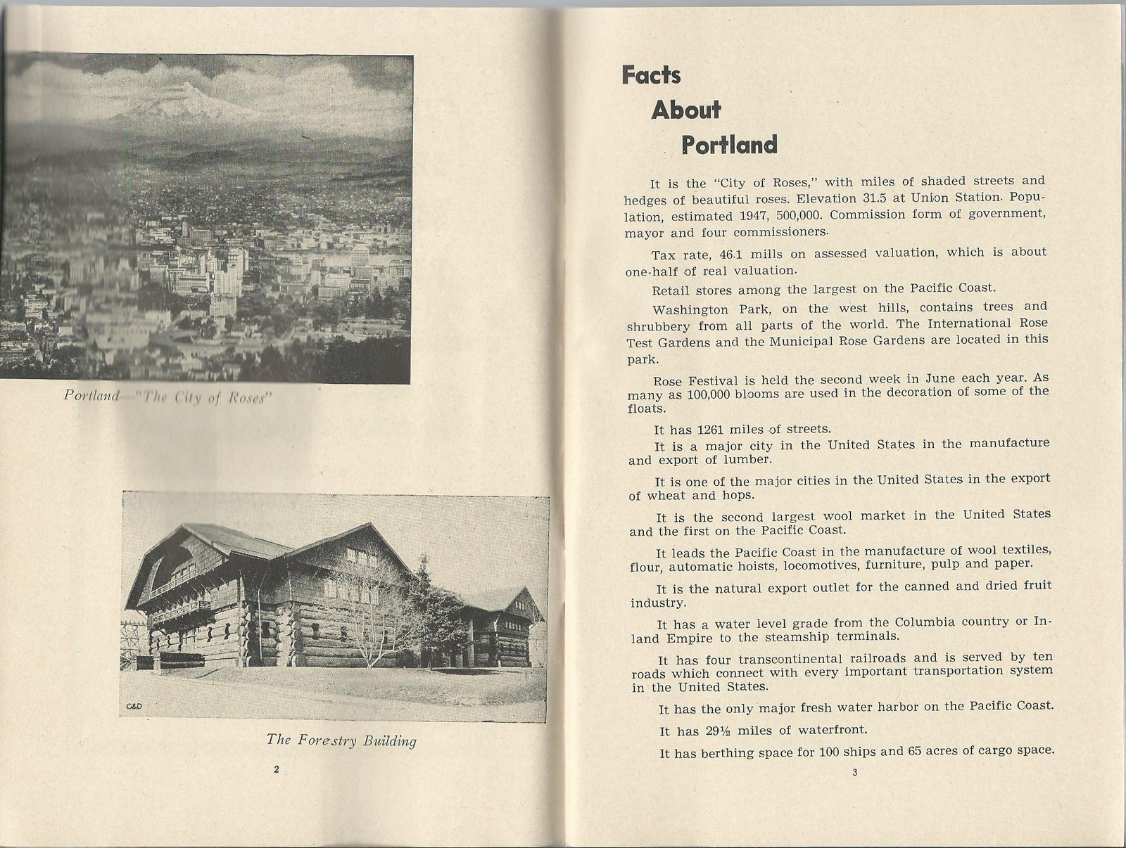 1949-1950 Gray Line Booklet Tours Portland OR Seattle WA San Francisco CA