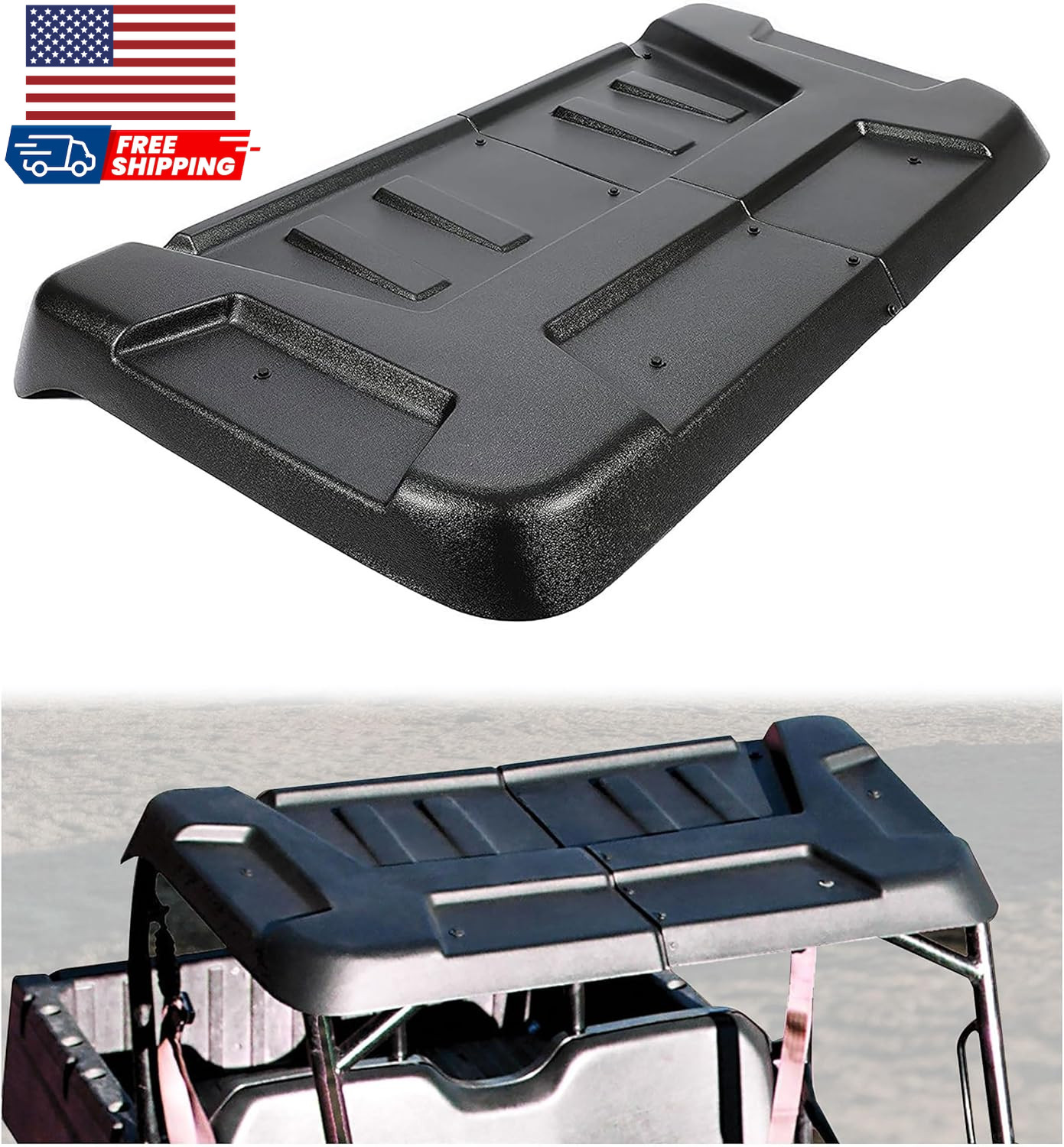 UTV Hard Roof Compatible with 09-14 Polaris Ranger 400/11-13 Ranger 500 EFI/2014