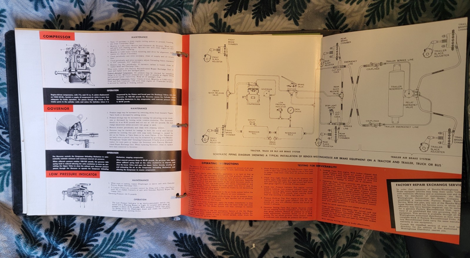 Vintage Gillig Bros Transit Coach Service Manual Hayward Calif Antique Bus Shop