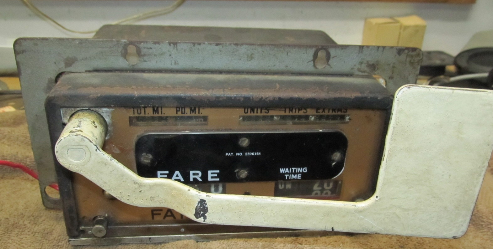 Vintage Rockwell Fare Register Box ,Trolley, Bus, Taxi, Cable Car, Cab,