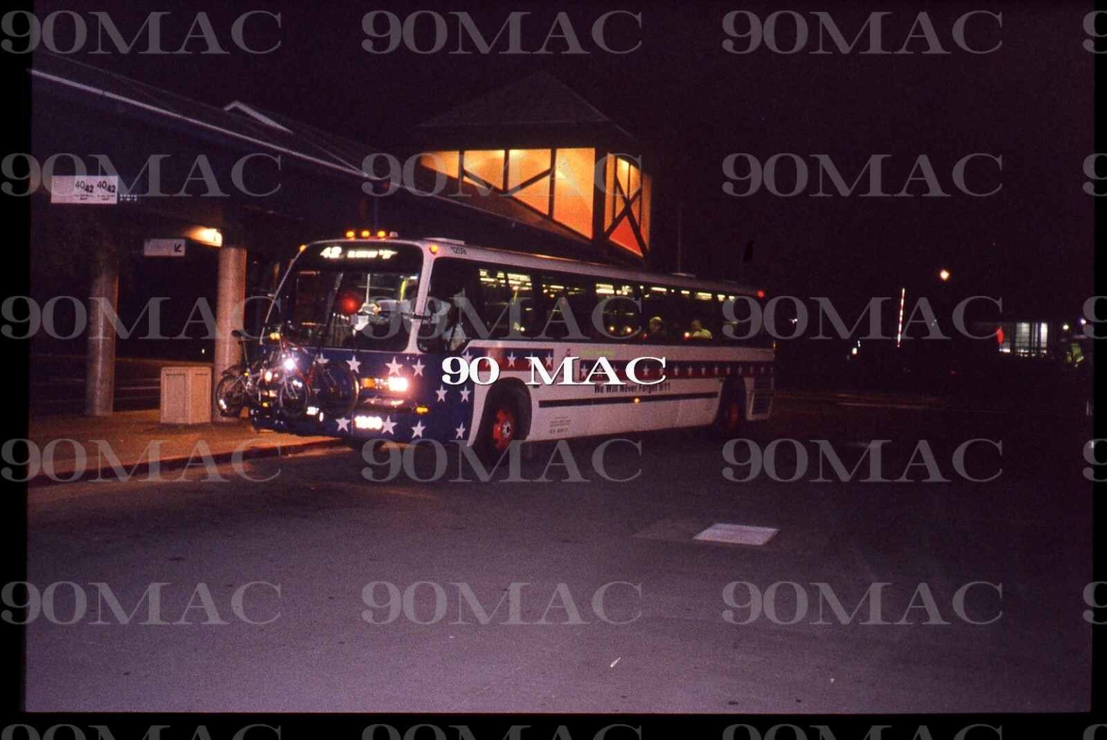 GOLDEN GATE TRANSIT-GGT. GM RTS BUS #1259. San Rafael (CA). Original Slide 2004.