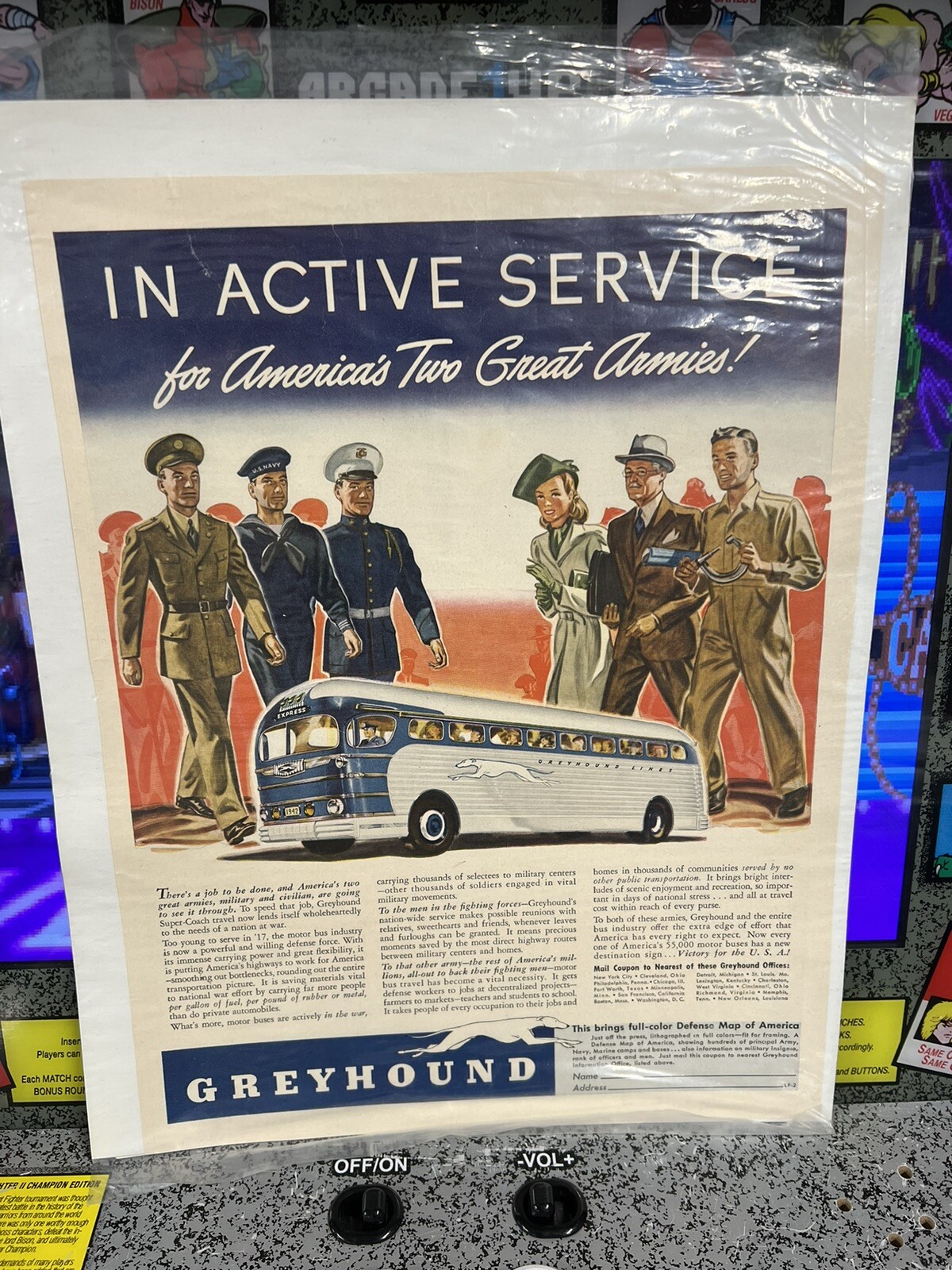 Ad Lot: Vintage 1940s 1950s Greyhound Bus Transportation Advertising Print Ads