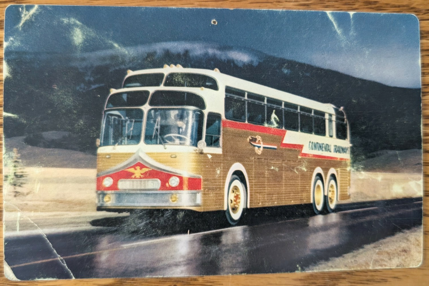 Excellent 1940’s, 50’s Continental Trailways Bus Memorabilia