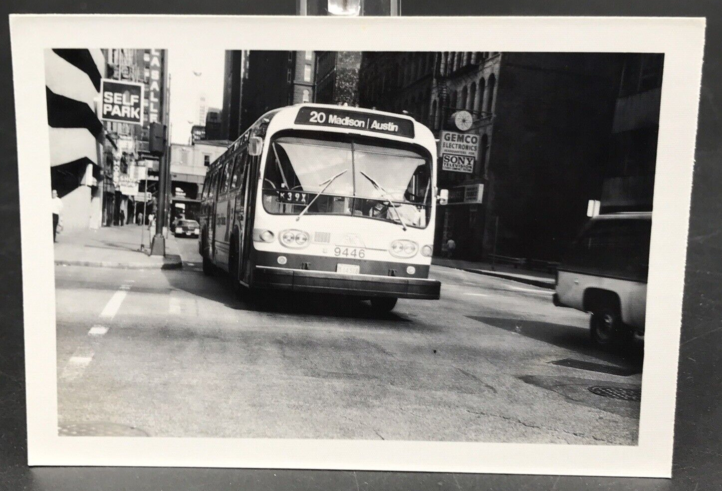 Chicago Transit Authority CTA Bus #9446 Route 20 Madison Photograph