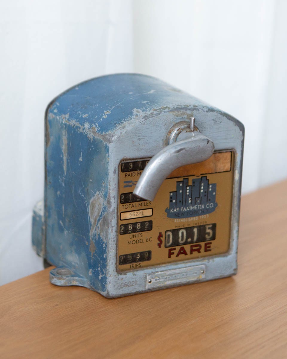 Vintage Halda Kay Taximeter Co. Taxi Meter Made in Sweden