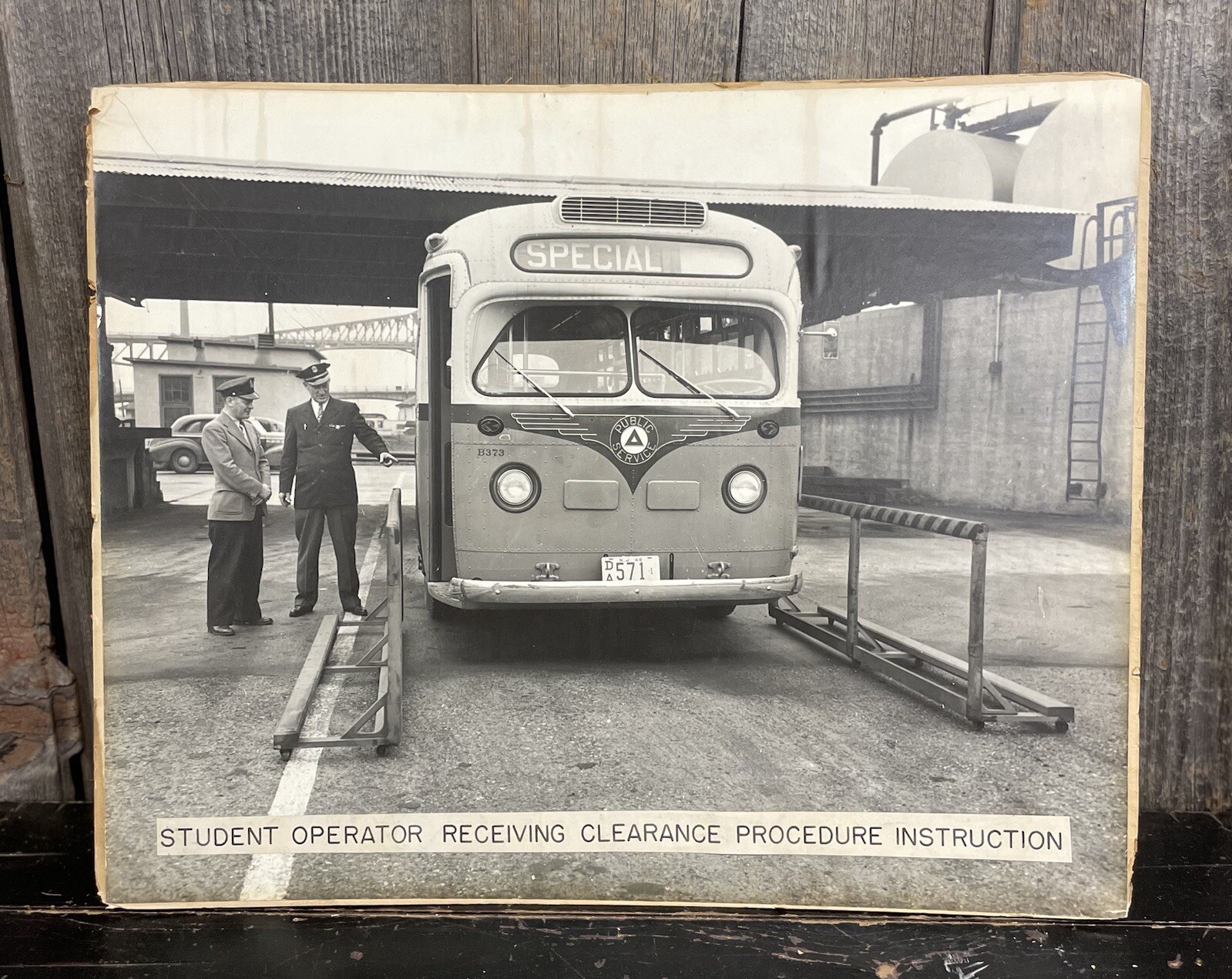 Vintage 40s New Jersey Bus Driver Training School Promo Large Scale Photo 12/13