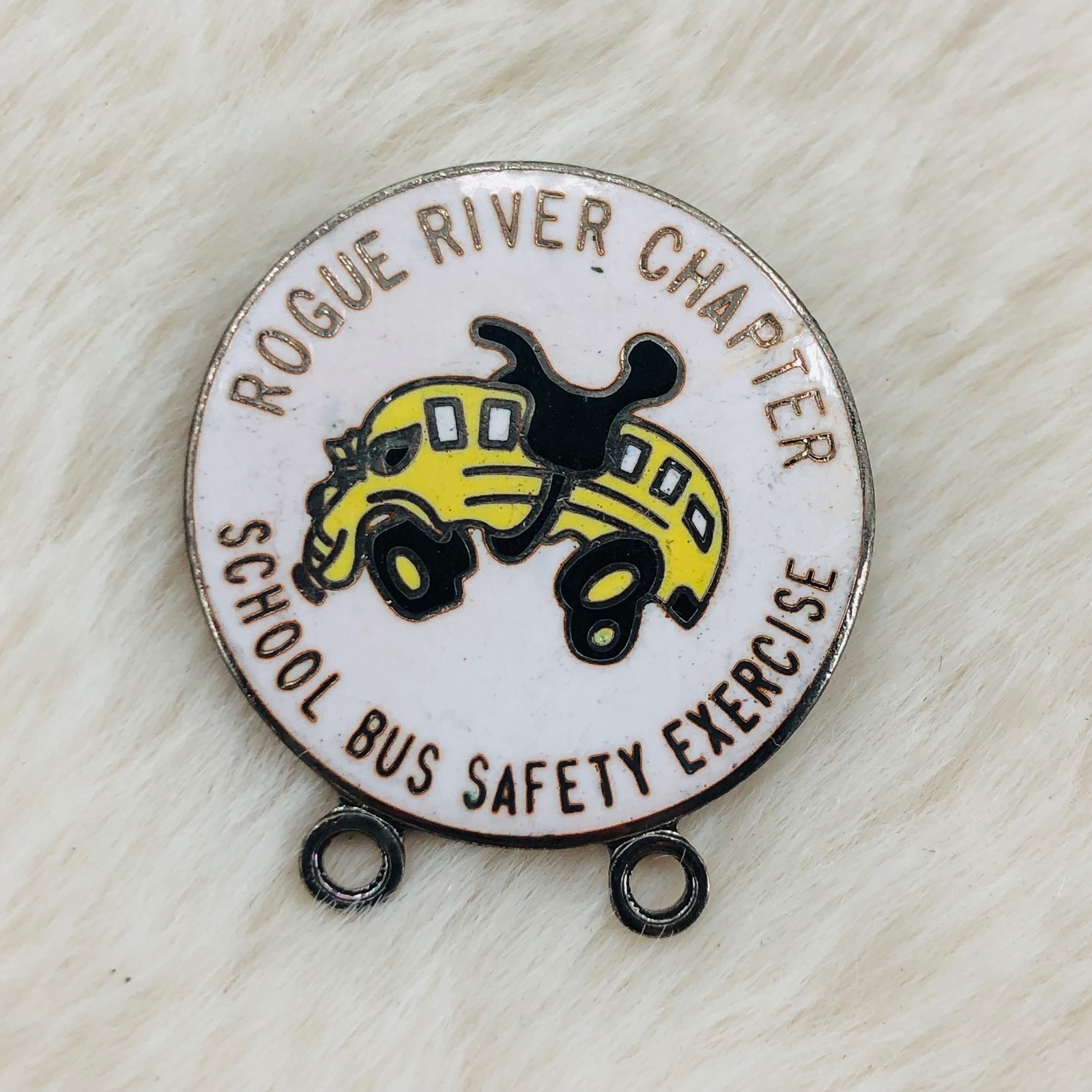 Rogue River Chapter Oregon School Bus Safety Exercise Enamel Lapel Pin