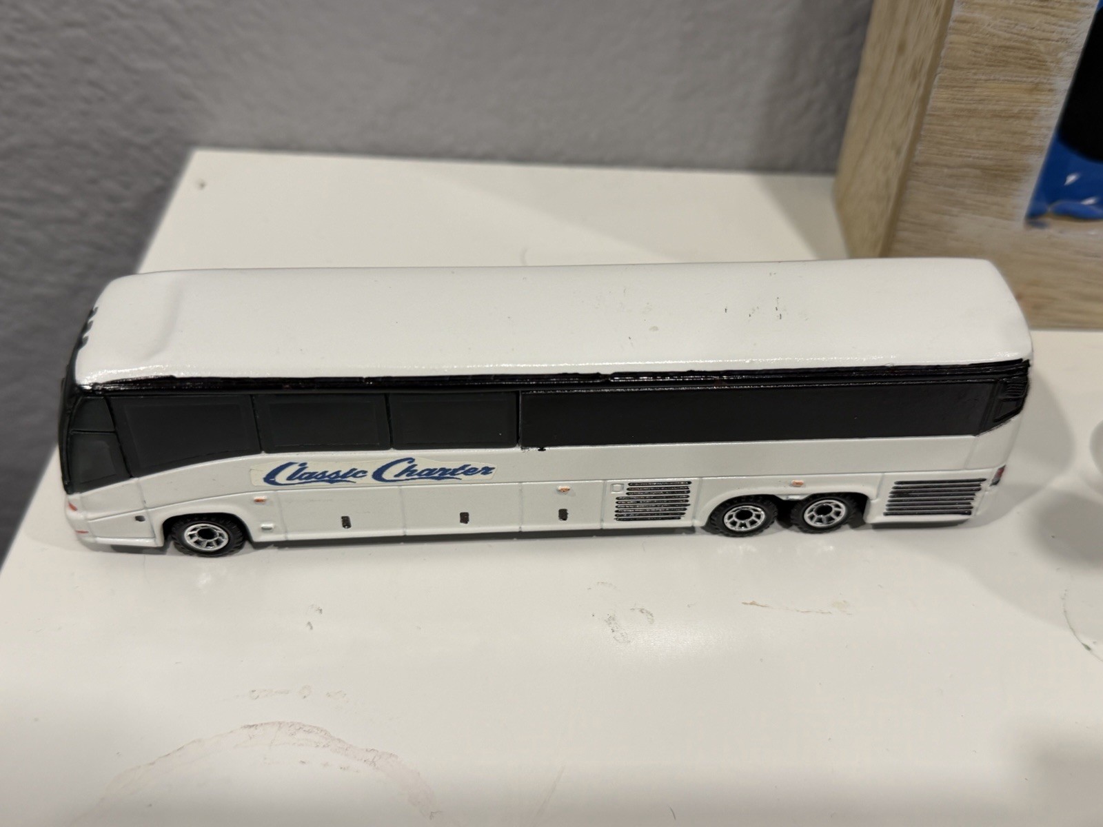 Custom Painted Matchbox MCI Motorcoach 1/64 scale