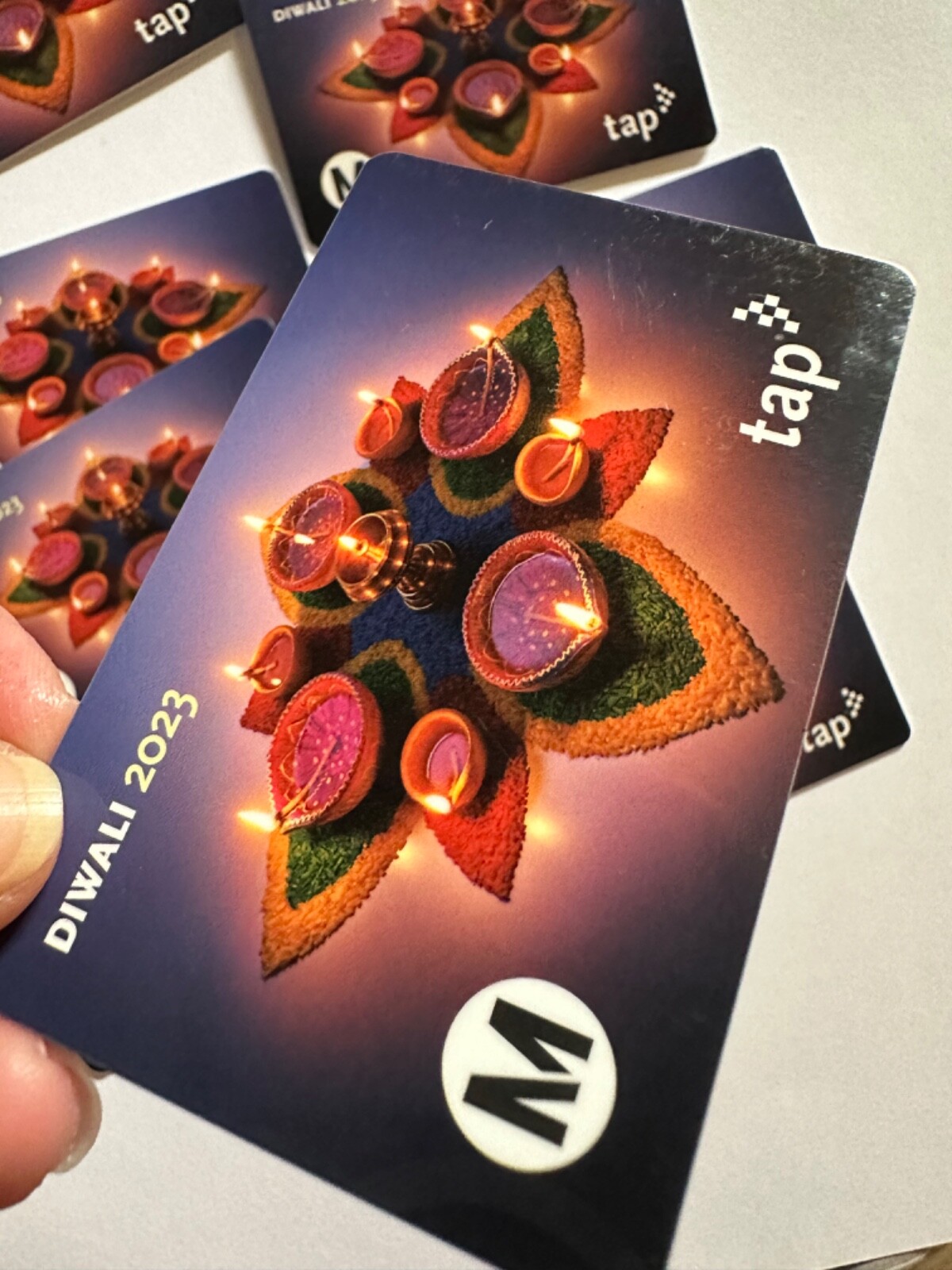 Metro TAP Card Diwali 2023 Bus Subway Transit Limited Edition Not Loadable