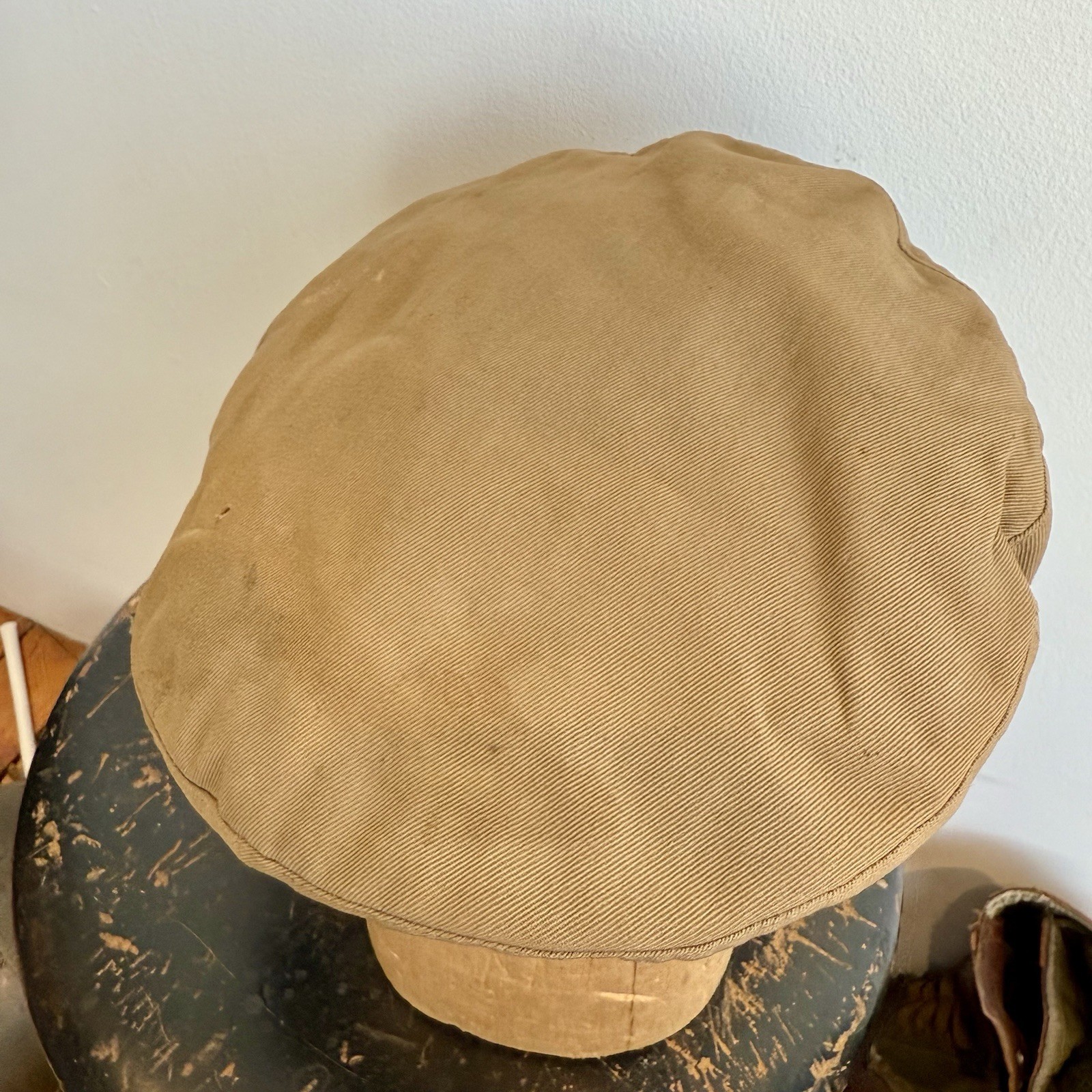 Antique Early 1950s Israeli Egged Bus Transport Driver Cap Visor w/ Badge