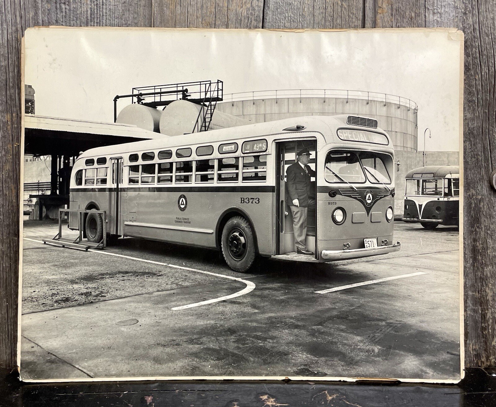 Vintage 1940s New Jersey Bus Driver Training School Promo Large Scale Photo 8/13