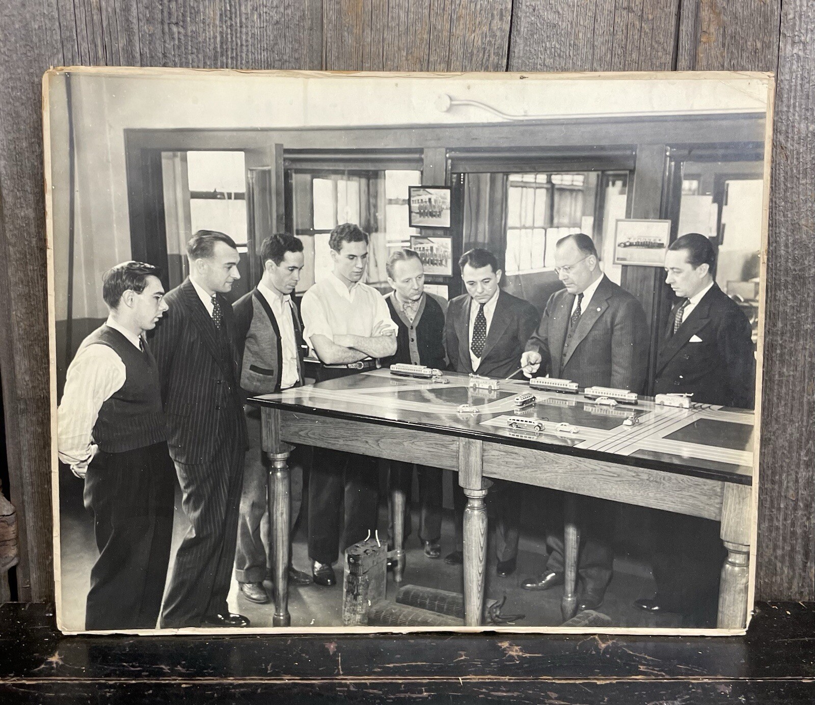 Vintage 1940s New Jersey Bus Driver Training School Promo Large Scale Photo 1/13