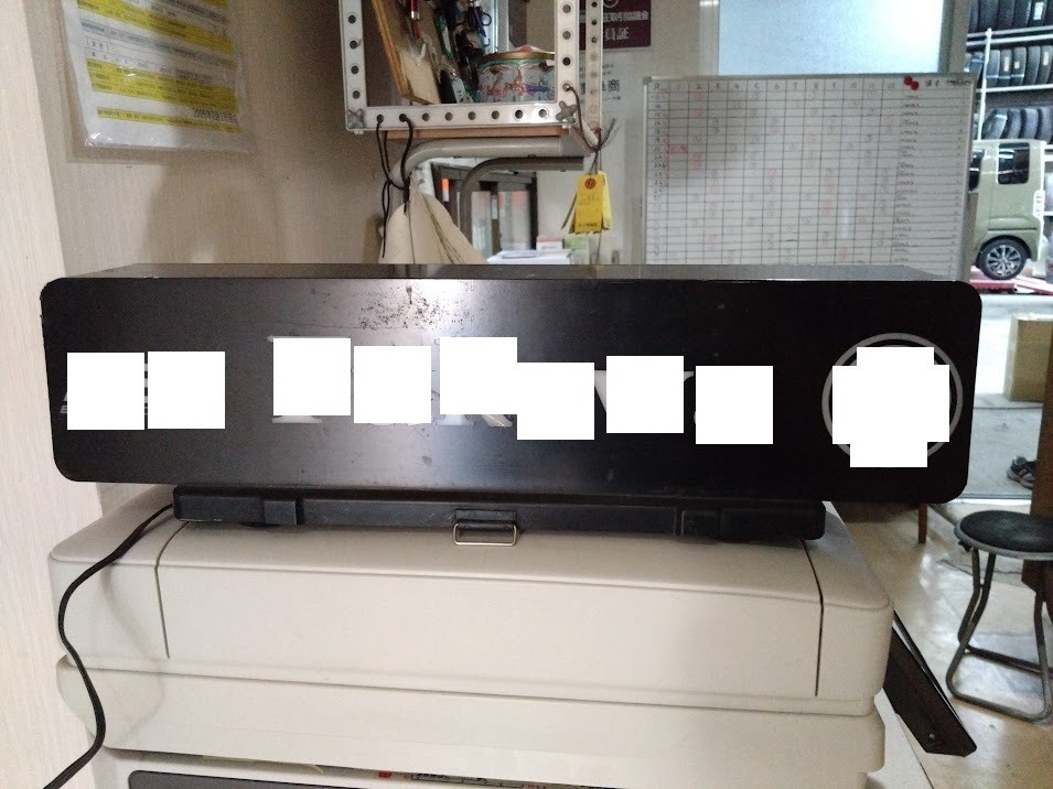 Japan Taxi Roof Light Andon Suction cup Mount JDM Taxi Sign Lamp Working Style