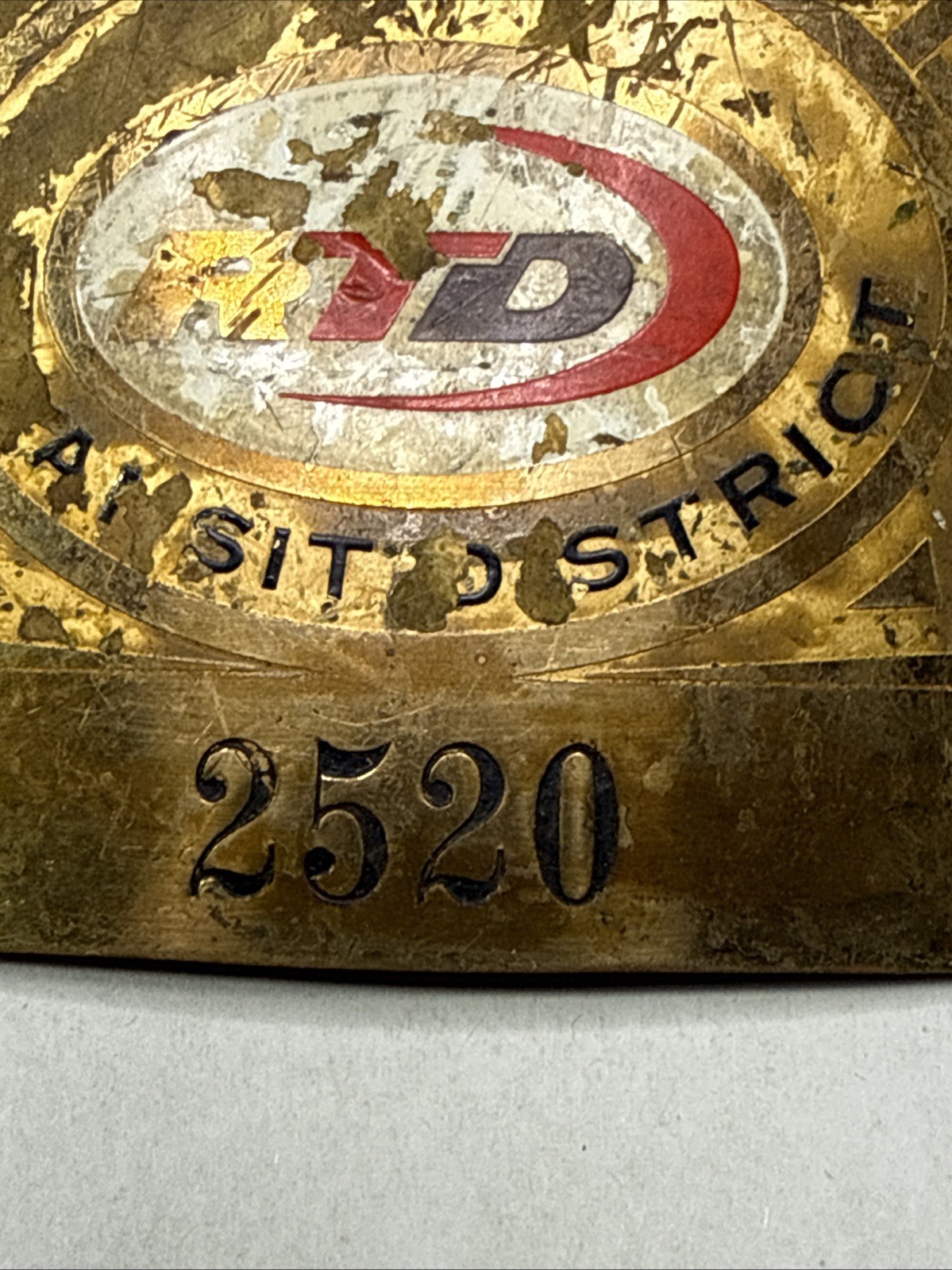 Obsolete Southern California Rapid Transit District Hat Badge 1979-1993