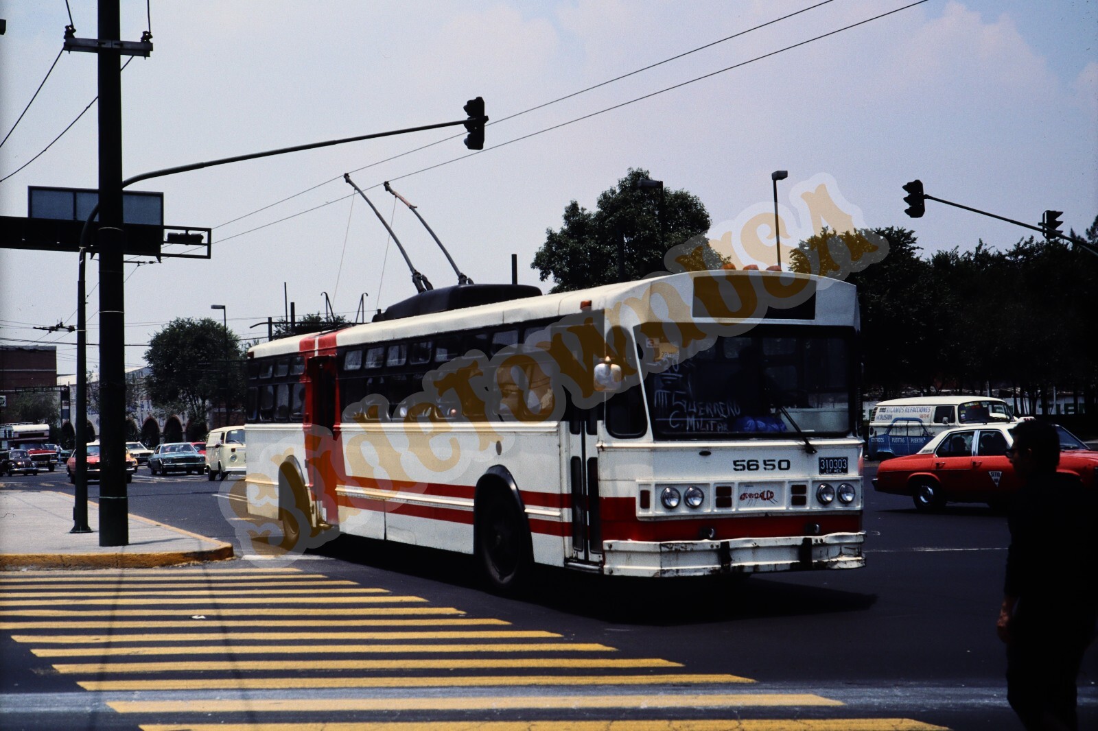Vtg 1987 Bus Slide 5650 Mexico X5T005