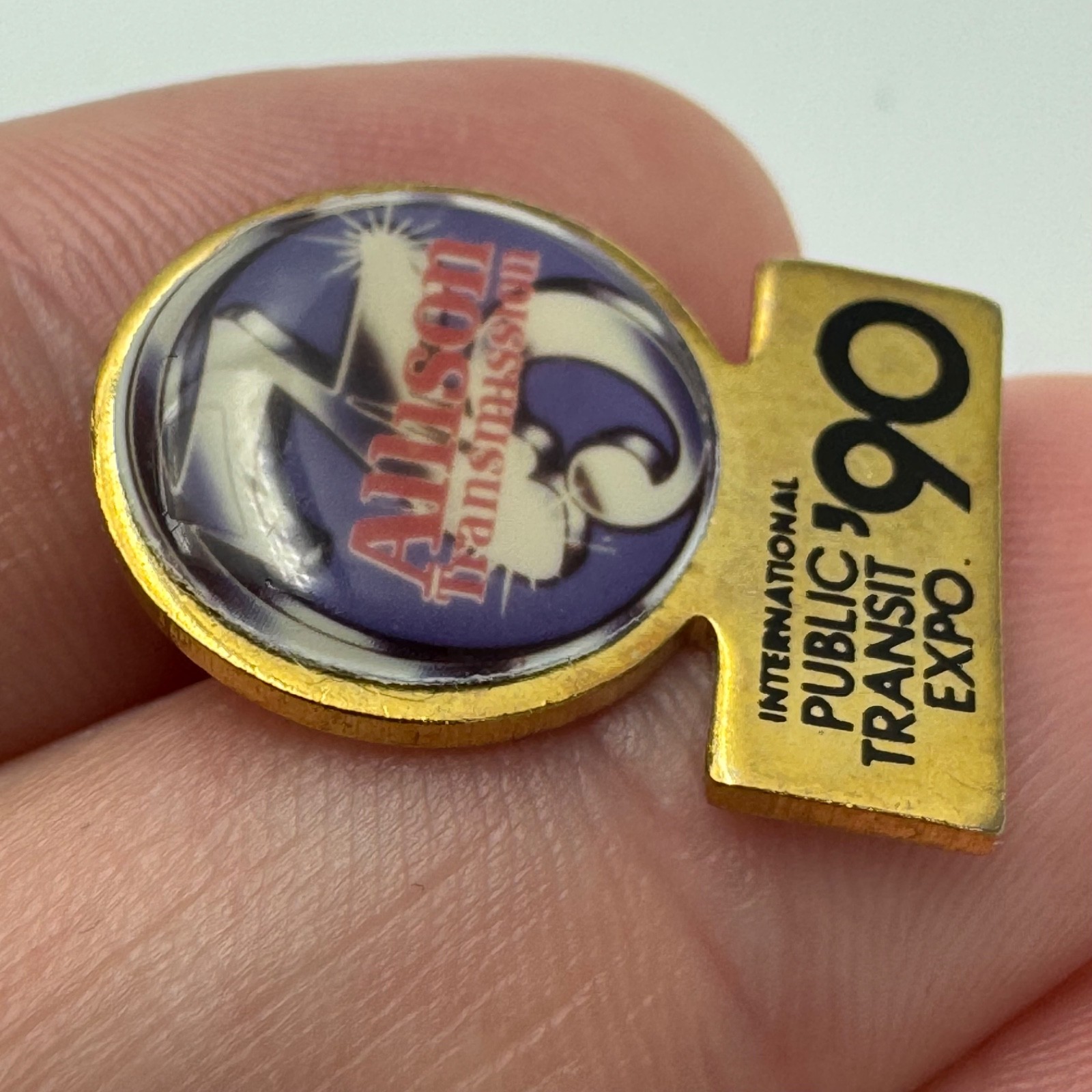 1990 Allison Transmission 75 Years Lapel Pin International Public Transit Expo