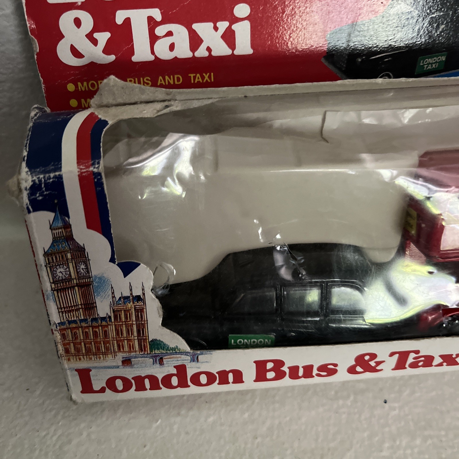London Bus and Taxi Toy NIB