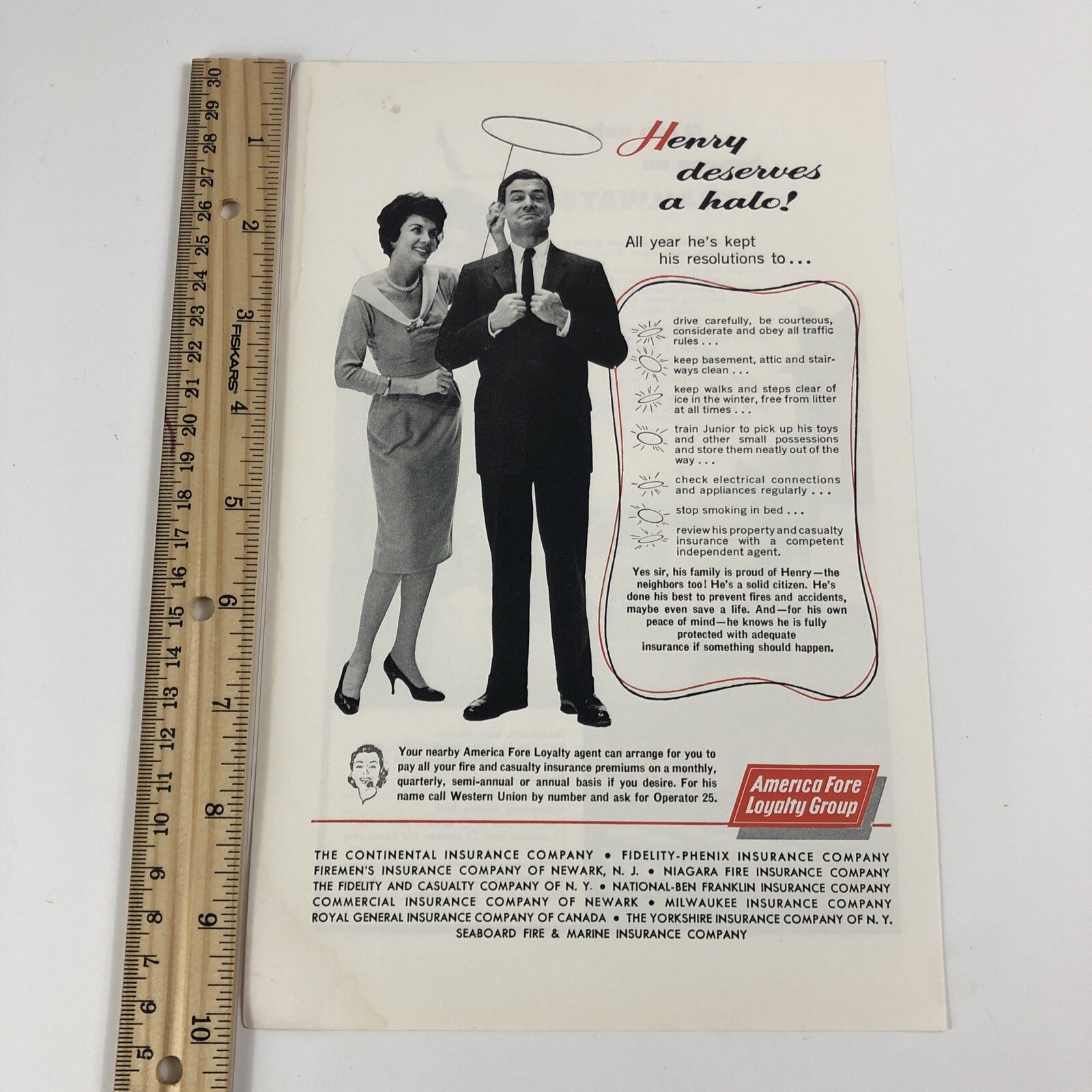 1955 Trailways Bus Line print ad Thru Liners Model Ship Continental Insurance