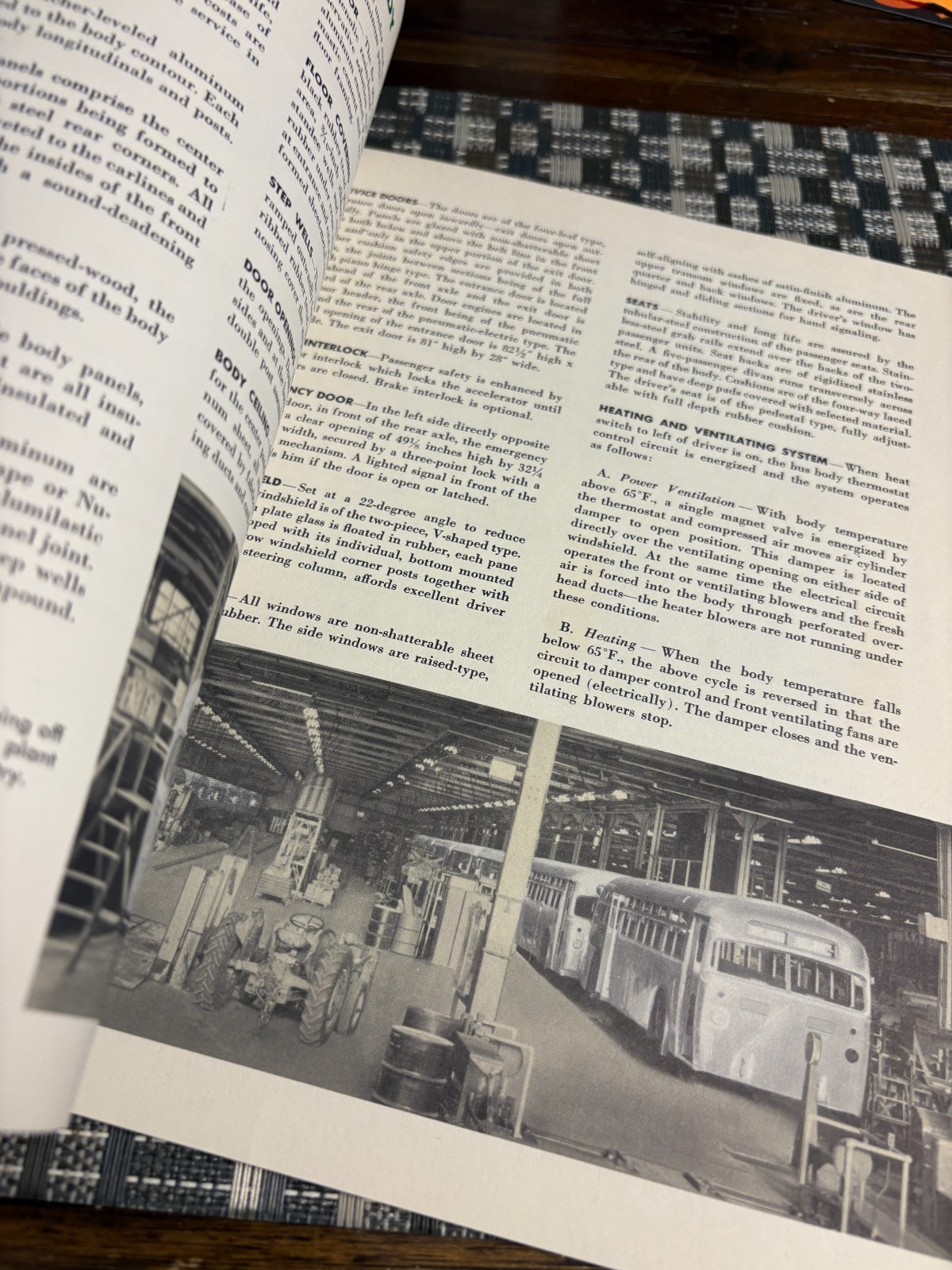 Mack Diesel Transit Bus Models C-41, C-47 Brochure RARE ORIGINAL 1958