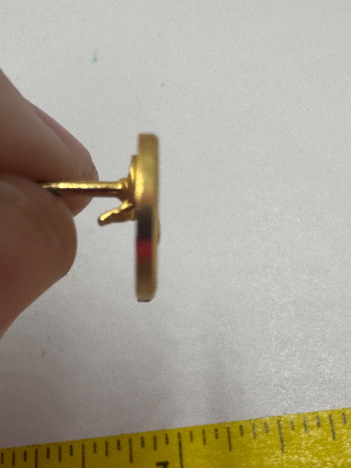 Vintage GFI Genfare Transit Company Logo Lapel Pin Tie Tack Gold Tone