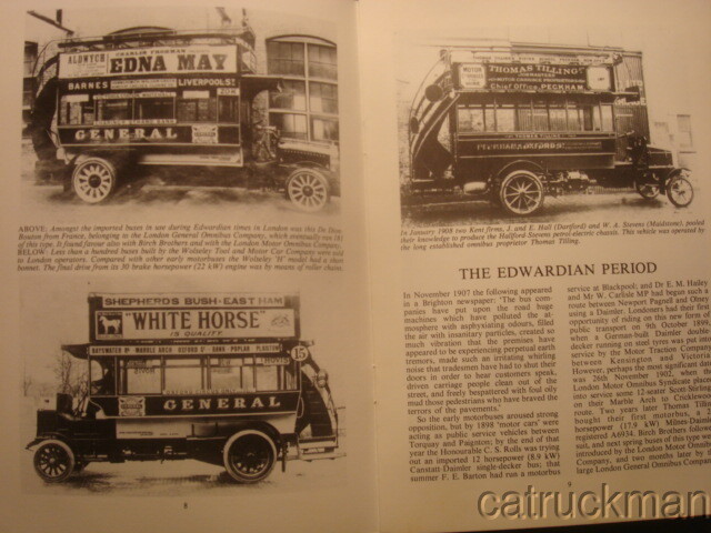 Two British Pamphlets on Historical Vehicles Primarily Buses.