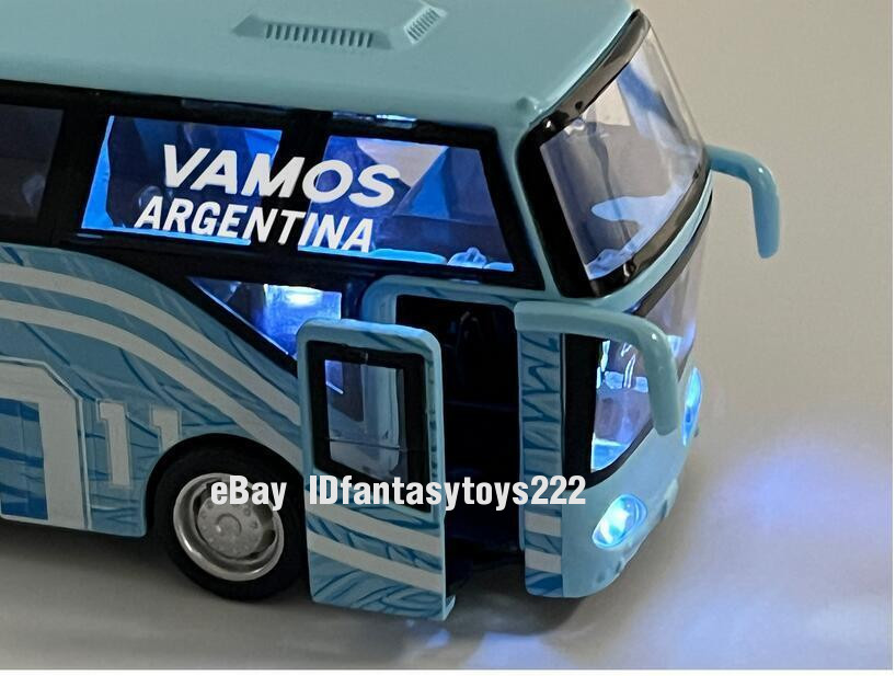 NEW!Argentina National Team Players Bus Model In Stock