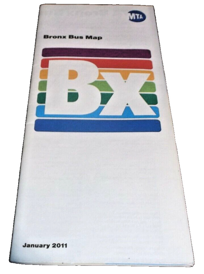 JANUARY 2011 NEW YORK CITY TRANSIT BRONX BUS MAP