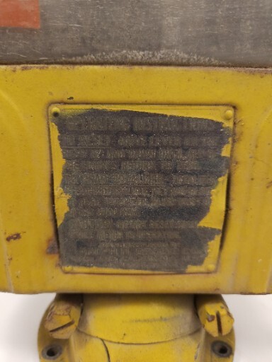 Vintage Ralph Brodie Oil Gasoline Meter With Keys