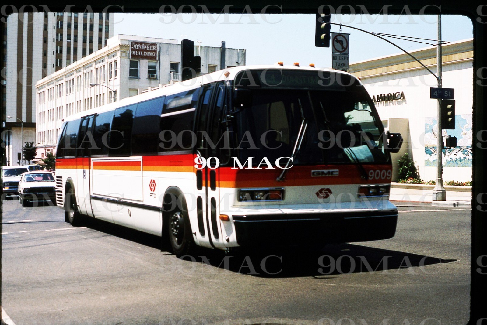 ORIGINAL 1989 SCRTD GM RTS BUS #9009. Los Angeles CA.