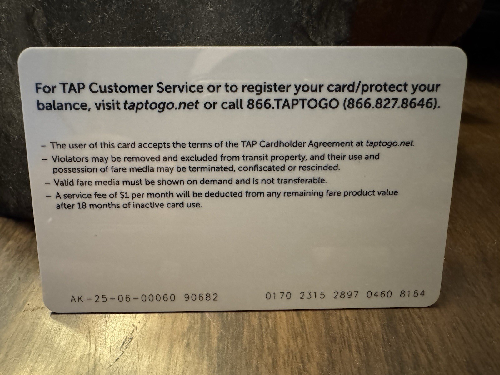La Metro Tap Card Memorial Day 2025 Limited Edition New