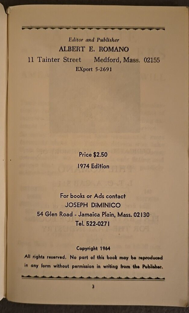 Vintage 1974 Approved Greater Boston and New England Flat Rate Fares