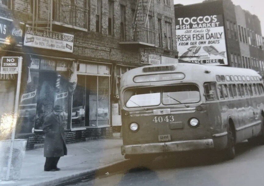 1930 Queens NYC Vintage BUS Roll Sign FLUSHING RIDGEWOOD FRESH POND Subway Train