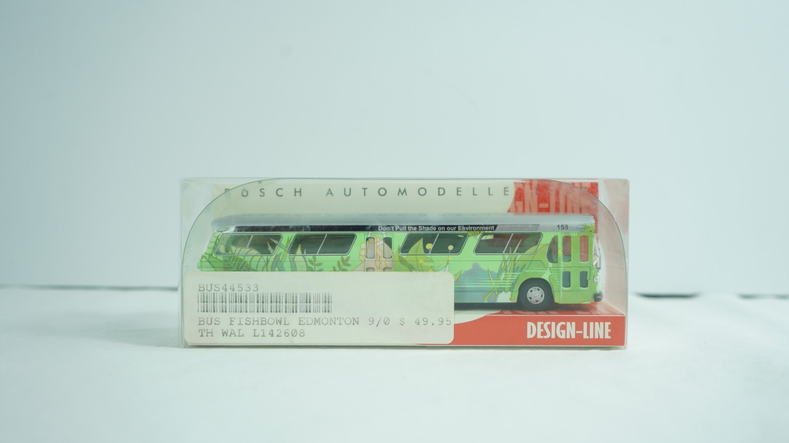 Busch HO 1/87 GMC Fishbowl Edmonton Bus Item 44533 NEW B9