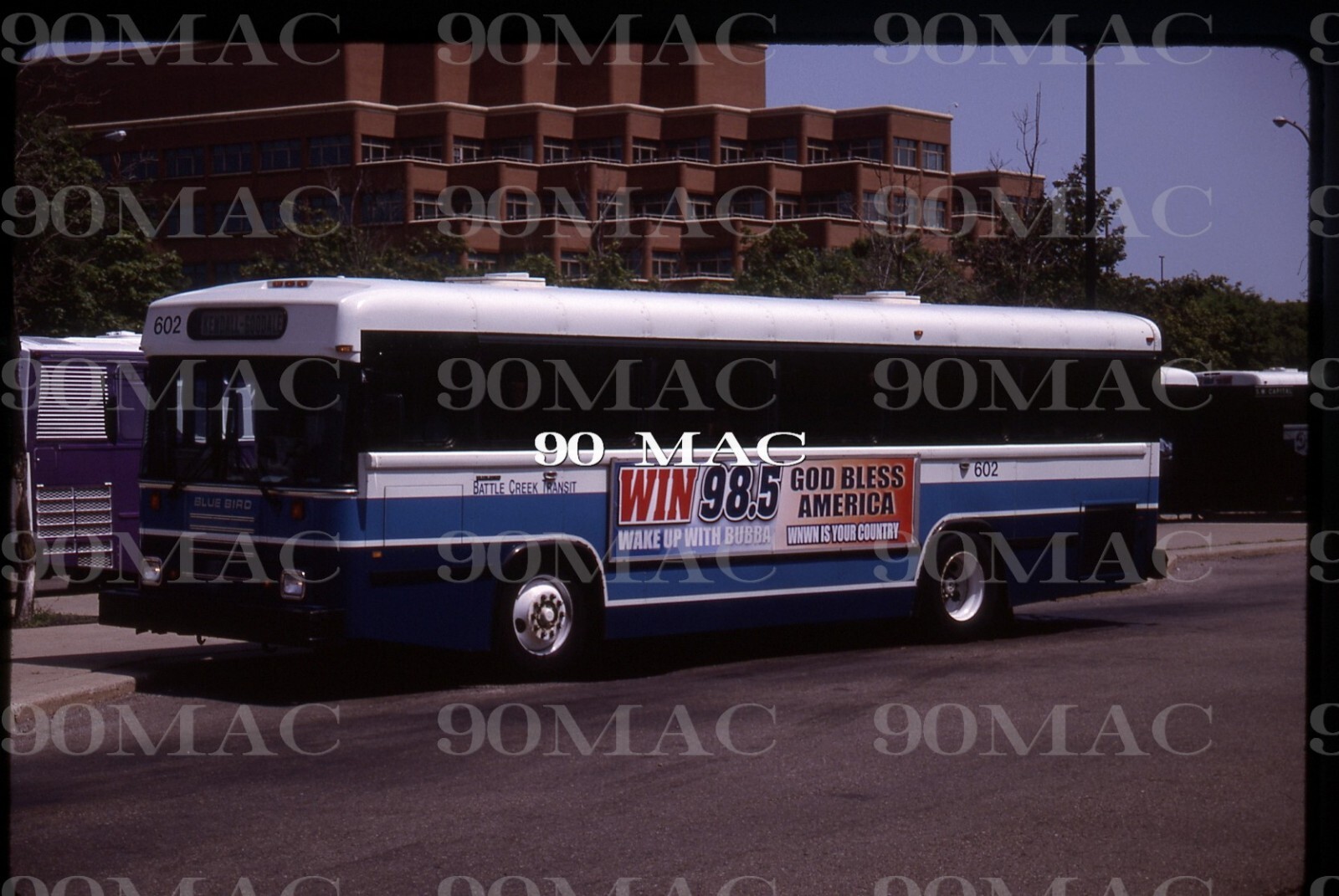 BATTLE CREEK TRANSIT. BLUE BIRD BUS. Battle Creek (MI). Original Slide 2002.